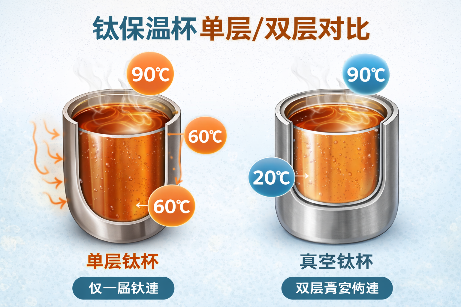 钛杯的使用边界：开水、茶、咖啡与酸性饮品的相容性解析 - 第2张