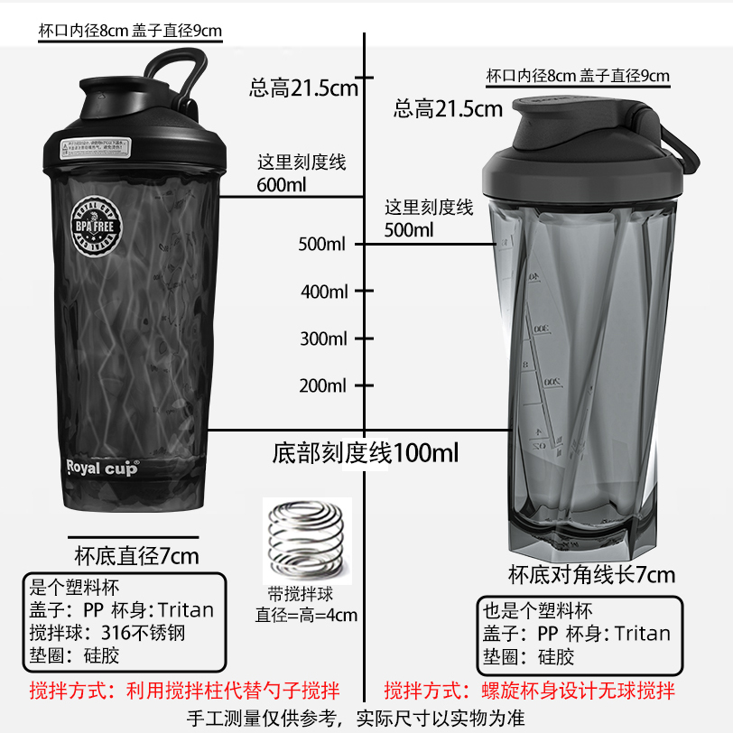 新手选杯指南：健身摇摇杯容量怎么选才实用？